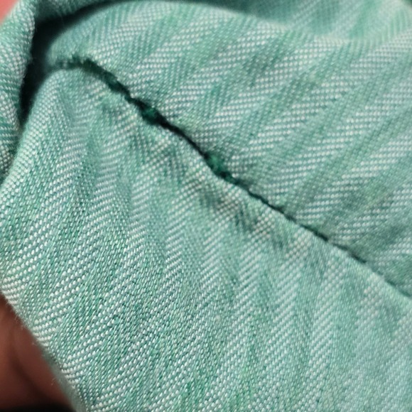 Free People We The Free Ziggy Cord Shortall Emerald Green Corduroy Overalls L - Picture 7 of 9